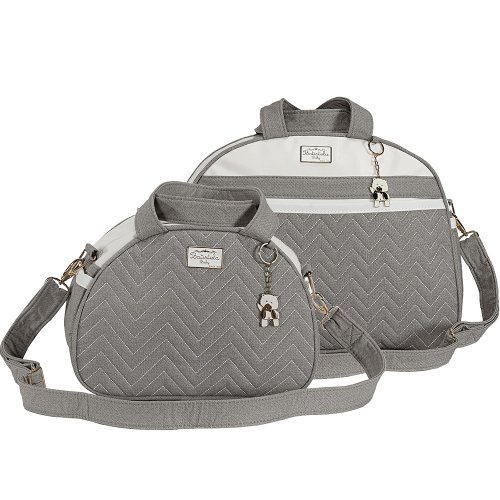 Kit bolsa maternidade cinza clearance