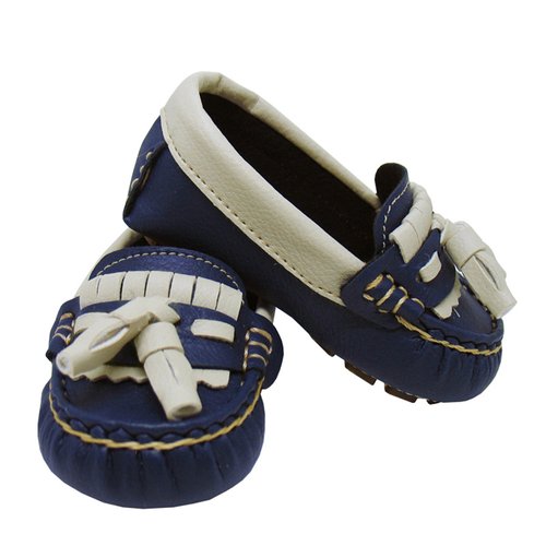 mocassim azul marinho infantil