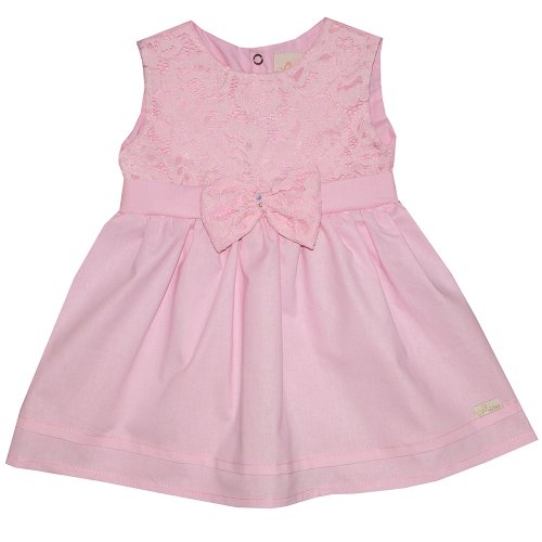 vestido de bebê rosa