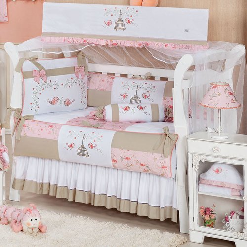 Kit protetor de berço 100 algodão Clearance
