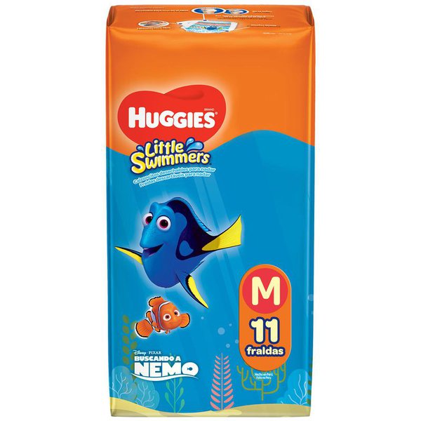 Fralda Para Piscina Huggies Little Swimmers M Com 11 Unidades
