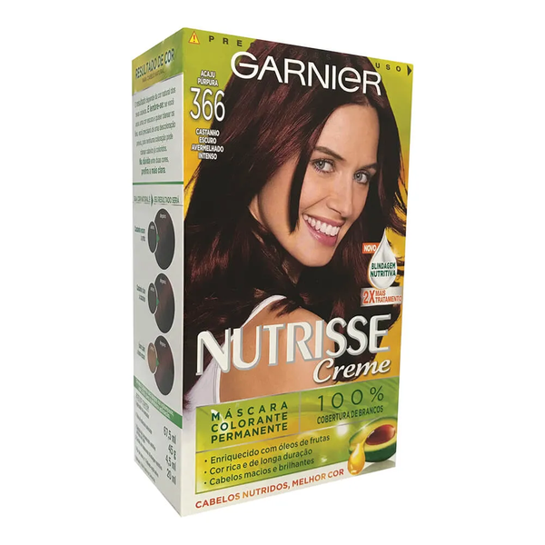Tintura Garnier Nutrisse Creme NÂº 366 Acaju Purpura