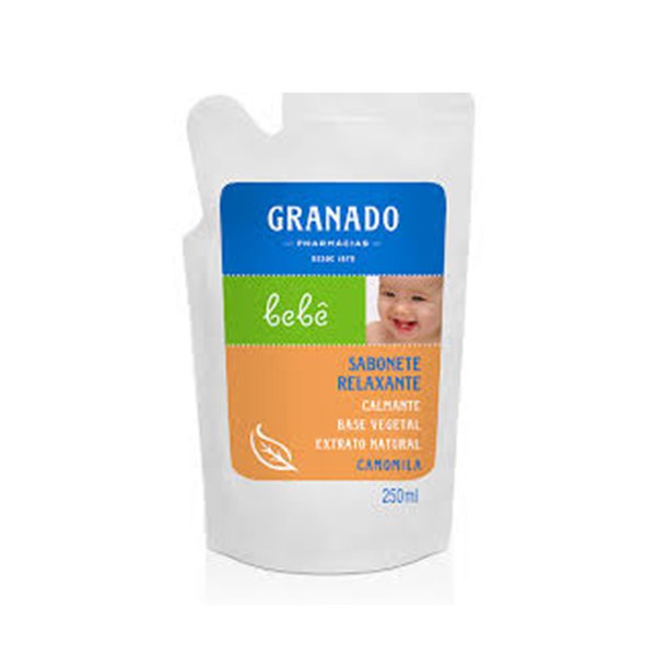 Sabonete De Glicerina Granado Bebe Camomila Refil Liquido 1 Unidade Com 250ml Sabonete De Glicerina Granado Bebe Camomila Refil Liquido 1 Unidade Com 250ml