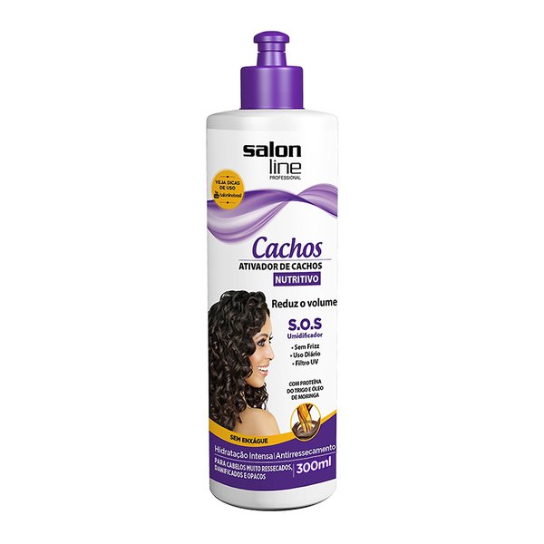 Ativador De Cachos S O S Cachos Nutritivo Salon Line 300ml