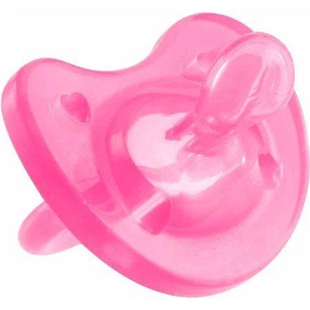 Chupeta Kuka Silicone Soft 0 A 6 Meses Rosa