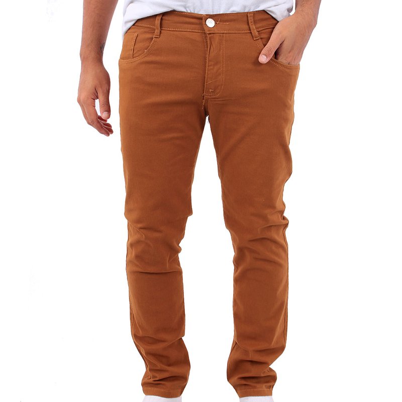 calça jeans masculina marrom