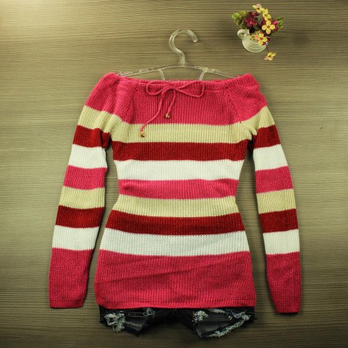 Blusa de lã ombro a ombro clearance