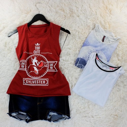 T shirt regata feminina clearance