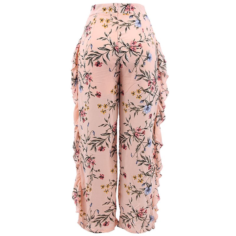 calça floral feminina