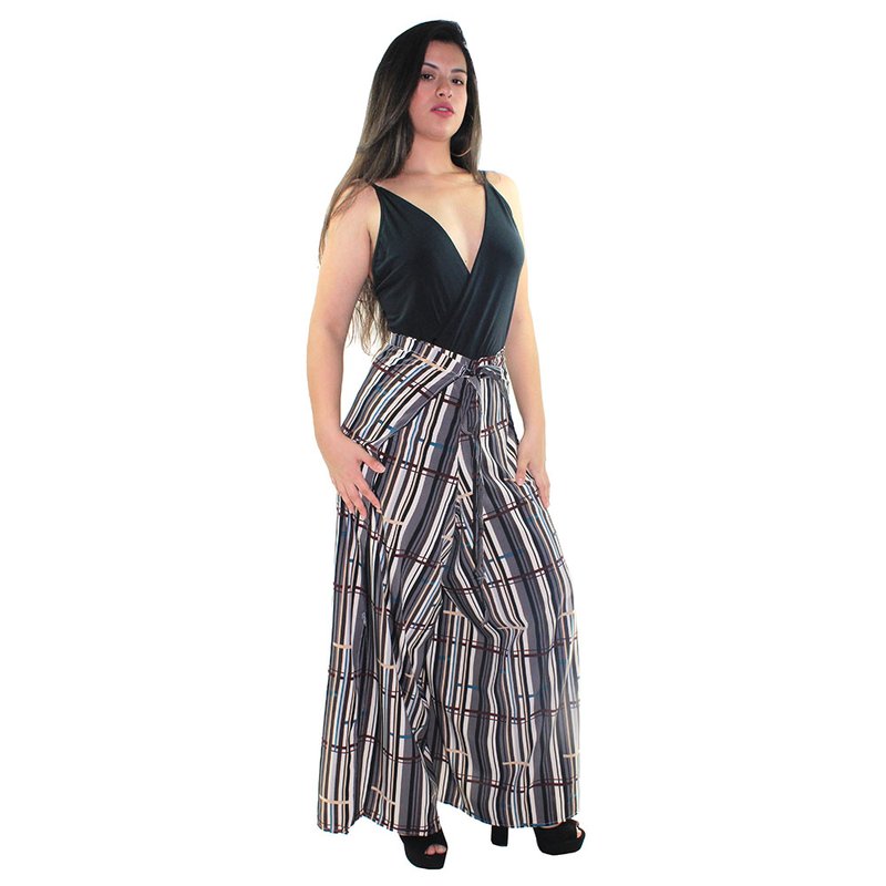 calça envelope listrada