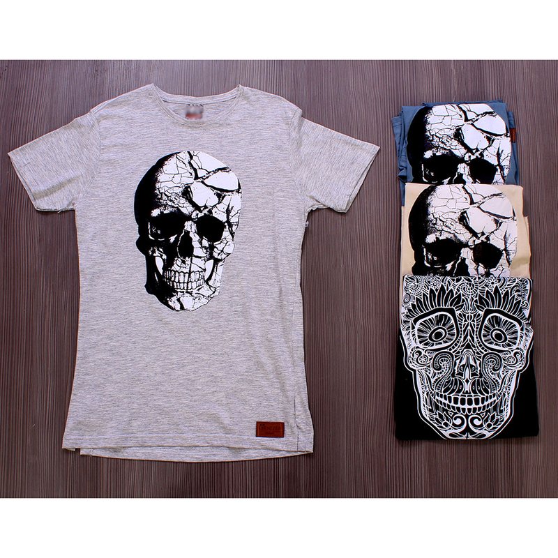 Kit 4 Camisetas Masculina T Shirt Estampa Frontal De Caveira Compre Agora Feira Da Madrugada Sp See more of mundo caveira on facebook. kit 4 camisetas masculina t shirt estampa frontal de caveira