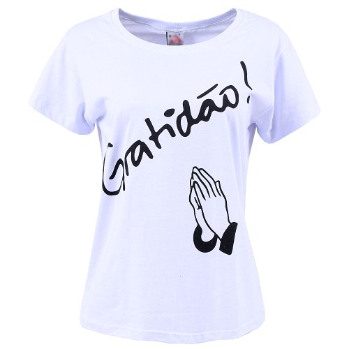 Blusa gratidão feminina clearance