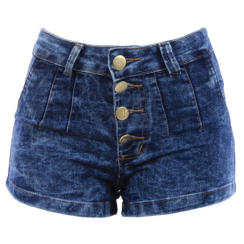 short jeans neon feminino