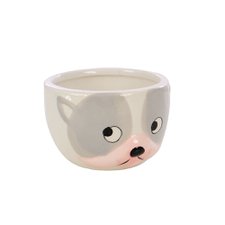 Vaso Decorativo Porta Jóias Formato Cachorro Porcelana
