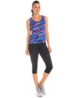 calça capri de tecido