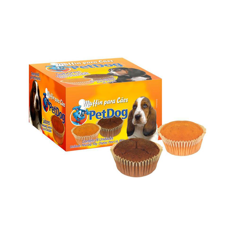 Muffin Pet Dog de Chocolate Loja Agropecuária