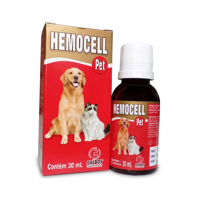 Hemocell Pet 30 Ml Loja Agropecuaria
