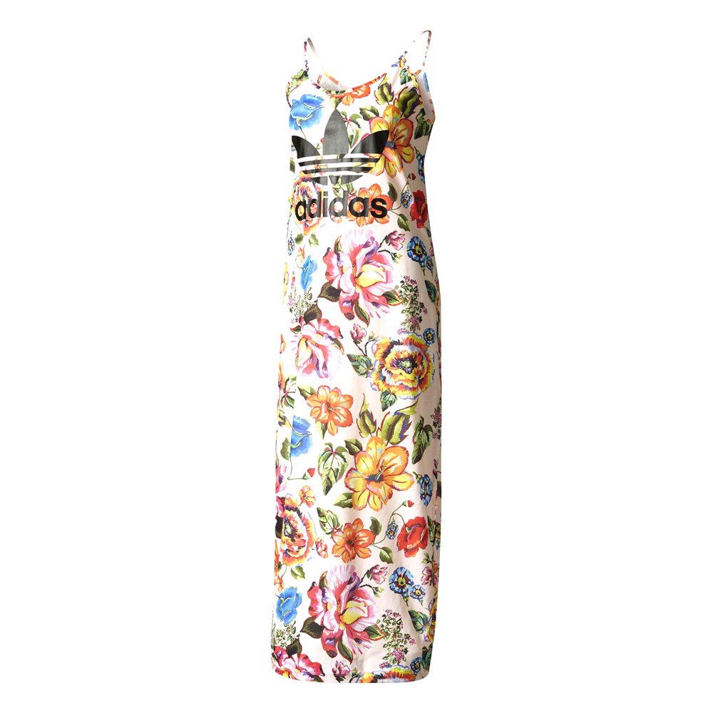 vestido adidas floral