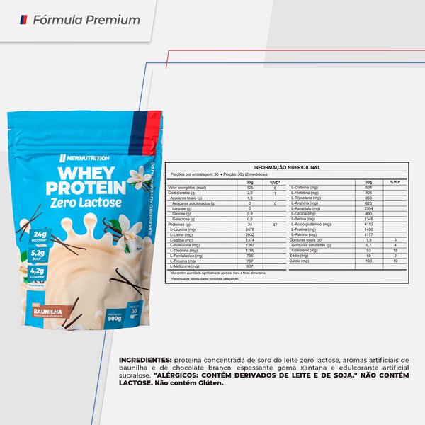 Whey Protein Zero lactose (0) Produtos exclusivo NewNutrition