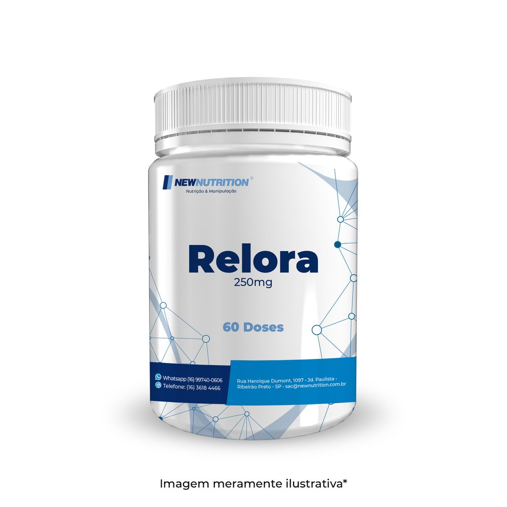 Relora 250mg 60 doses NewNutrition loja de suplementos alimentares