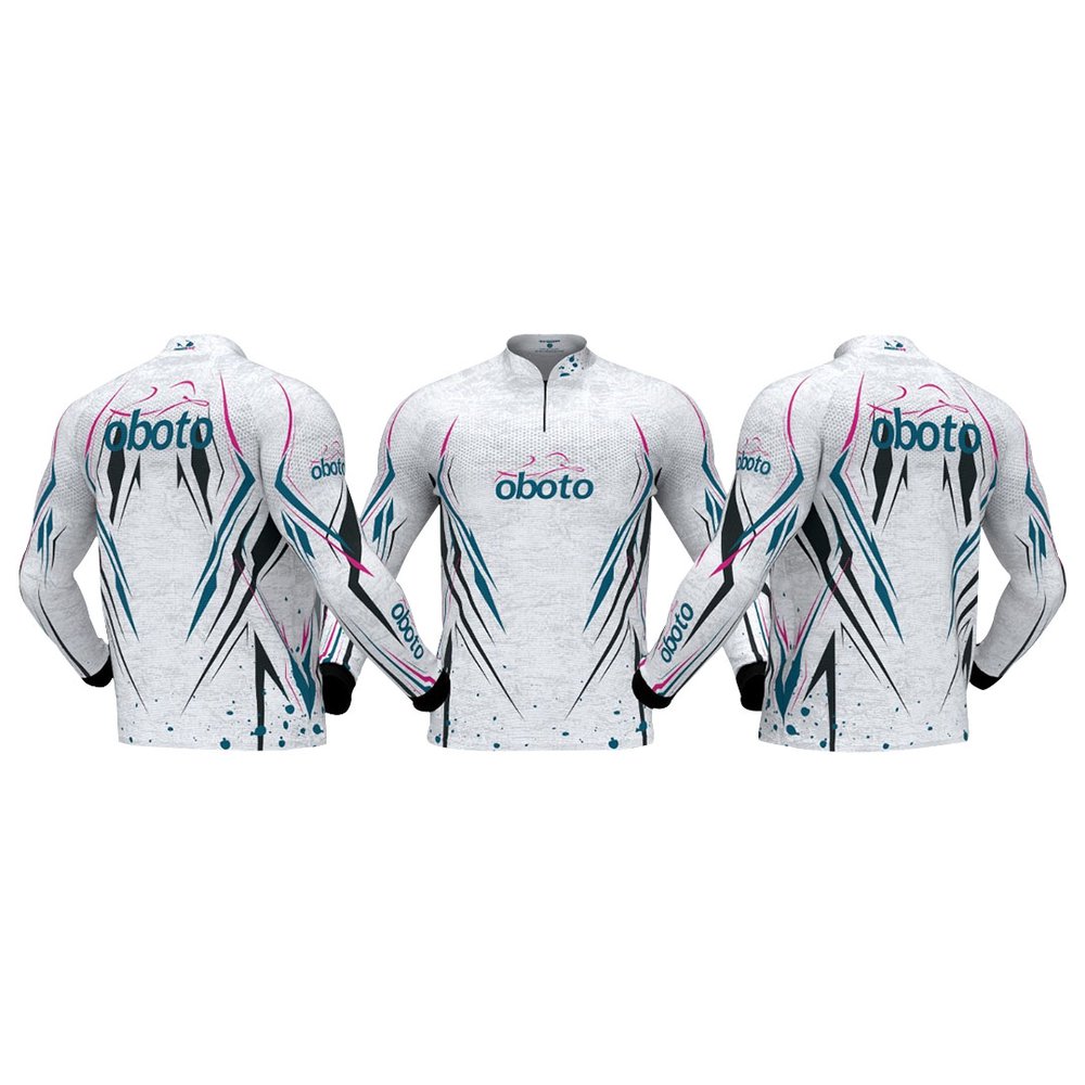 Camisa De Pesca Presa Viva By O Boto Branca Manga Longa Coleção 2021