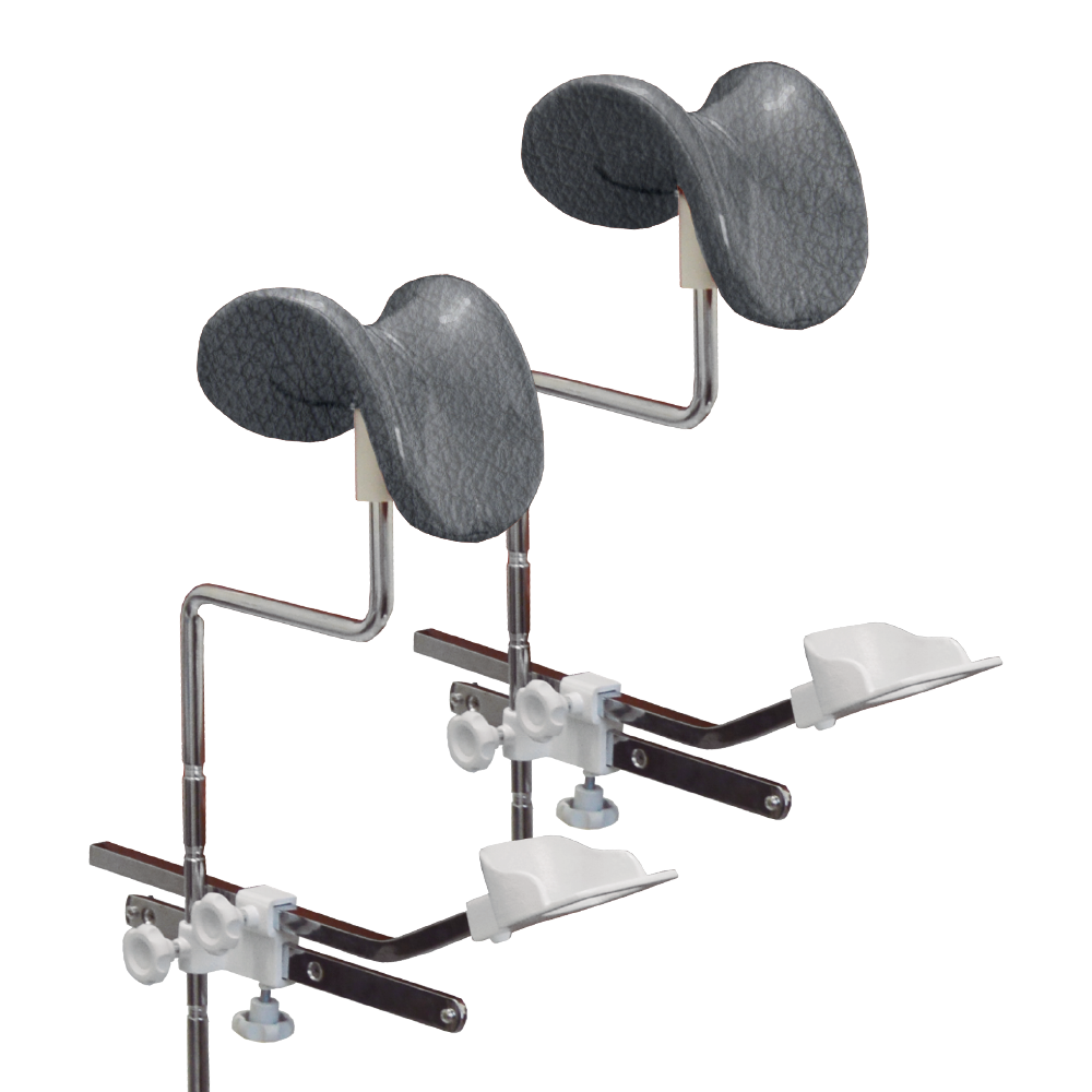 Leg Crutches Stirrups, Accessory for Power Procedure Chair