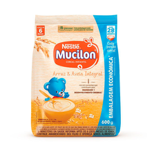 Cereal Infantil Mucilon Arroz Com Aveia 600g