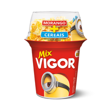 Iogurte Infantil Vigor Morango Mix Com Cereais 165g
