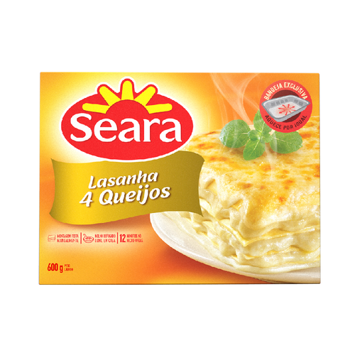 Lasanha Seara 4 Queijos 600g Supermercado Pague Menos