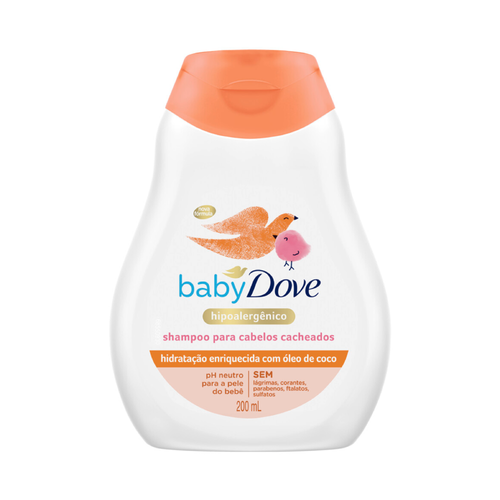 Shampoo Infantil Dove Baby Hidratação Cachos 200ml