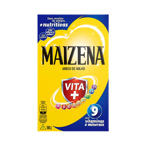 Amido Milho Maizena 500g Vitamina